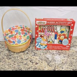 Easter Basket and Activity Set Bundle